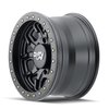 DT-1 9303 Wheel Size: 20 X 9" Bolt Pattern: 5-127 [MATTE BLACK W/SIMULATED RING] - image 2