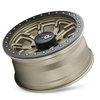 DT-1 9303 Wheel Size: 17 X 9" Bolt Pattern: 5-114.3 [SATIN GOLD W/SIMULATED RING] - image 3