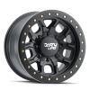 DT-1 9303 Wheel Size: 17 X 9" Bolt Pattern: 5-139.7 [MATTE BLACK W/SIMULATED RING] - image 1