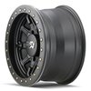 DT-2 9304 Wheel Size: 20 X 9" Bolt Pattern: 8-165.1 [MATTE BLACK W/SIMULATED RING] - image 2