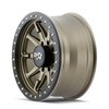 DT-2 9304 Wheel Size: 17 X 9" Bolt Pattern: 8-170 [SATIN GOLD W/SIMULATED RING] - image 2