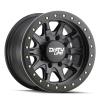 DT-2 9304 Wheel Size: 17 X 9" Bolt Pattern: 6-120 [MATTE BLACK W/SIMULATED RING] - image 1
