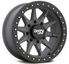 DT-2 9304 Wheel Size: 17 X 9" Bolt Pattern: 5-127 [MATTE GUNMETAL W/SIMULATED RING] - image 1