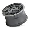 THEORY 9305 Wheel Size: 20 X 9" Bolt Pattern: 5-127 [MATTE BLACK W/SIMULATED RING] - image 3