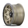 THEORY 9305 Wheel Size: 18 X 9" Bolt Pattern: 5-127 [MATTE GOLD W/SIMULATED RING] - image 2