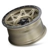 THEORY 9305 Wheel Size: 18 X 9" Bolt Pattern: 5-127 [MATTE GOLD W/SIMULATED RING] - image 3