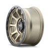 DRIFTER 9307 Wheel Size: 17 X 8.5" Bolt Pattern: 5-127 [MATTE GOLD W/SIMULATED RING] - image 2