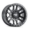 CANYON PRO 9309 Wheel Size: 17 X 9" Bolt Pattern: 5-150 [MATTE BLACK W/SIMULATED RING]