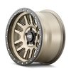 CANYON PRO 9309 Wheel Size: 17 X 9" Bolt Pattern: 5-127 [SATIN GOLD W/SIMULATED RING] - image 2