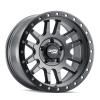 CANYON PRO 9309 Wheel Size: 17 X 9" Bolt Pattern: 6-139.7 [SATIN GRAPHITE W/SIMULATED RING] - image 1