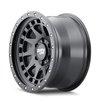 ENIGMA PRO 9311 Wheel Size: 17 X 9" Bolt Pattern: 5-139.7 [MATTE BLACK W/SIMULATED RING] - image 2
