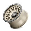 ENIGMA PRO 9311 Wheel Size: 17 X 9" Bolt Pattern: 5-127 [SATIN GOLD W/SIMULATED RING] - image 3