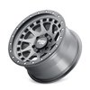 ENIGMA PRO 9311 Wheel Size: 17 X 9" Bolt Pattern: 8-165.1 [SATIN GRAPHITE W/SIMULATED RING] - image 3