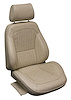 1968 Ford Mustang Deluxe and Shelby Interior Black Touring II Preassembled Reclining Front Bucket Seats - image 1