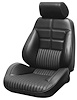 1969 Ford Mustang Deluxe and Grande Interior Light Blue Touring II Preassembled Reclining Front Bucket Seats - image 1