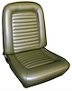 1965-1966 Ford Mustang Coupe Standard Interior Touring Style Front Bucket and Rear Bench Seat Upholstery Set - image 1