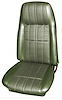 1971-1973 Ford Mustang Deluxe and Grande Interior Front Bucket Seat Upholstery Set - image 1