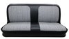 1967-72 Chevrolet Truck Front Bench with Houndstooth Inserts T=L-1969 I=Orange Black Houndstooth - image 2