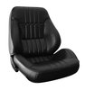 1973 Chevrolet Camaro Standard Interior Black Touring II Preassembled Reclining Front Bucket Seats - image 2