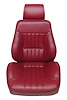 1980-81 Camaro Standard Front Buckets Touring II Assembled Reclining Seats  T=L-5490 I=L-5490 FM#24 - image 1