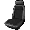 1969 Chevrolet Camaro Houndstooth Interior Front Bucket Seat Upholstery Set - image 1