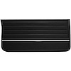 091033BLACK Interior Unassembled Front Door Panel Set for 1965 Chevrolet Chevelle Malibu, El Camino and Super Sport  - image 1