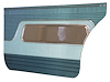 1963 Ford Galaxie 500 4-Door Interior Rear Door Panel Set - image 1