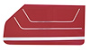 1964 Ford Galaxie 500 2-Door Two-Tone Interior Front Door Panel Set - image 1