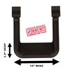 101241 HOOP II Assist/Side Step, 2018 Jeep Wrangler JK; 2007-2017 Jeep Wrangler [XP3 Black Powder Coat] - image 2