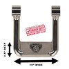 109772 HOOP II Assist/Side Step, Fits Select Dodge/Ram 1500/2500/3500/4500/5500; 1500 Classic [XM3 Polished] - image 2
