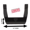 114871 LD Step Assist/Side Step, 2000-2005 Ford Excursion; 1999-2016 Ford F-Series Super-Duty [XP3 Black Powder Coat] - image 4