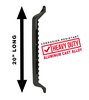 200041 20 in. Bolt-On Grab Handle, Cast Aluminum [XP3 Black Powder Coat] - image 2