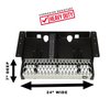 501020 WTS 24 in. Retractable Step, Undermount - Extended Flat Surface [XP3 Black/Galvanized] - image 3