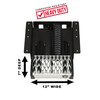 501030 WTS 12 in. Retractable Step, Undermount - Extended Flat Surface [XP3 Black/Galvanized] - image 2