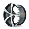 3190-22921M TR9 Series Wheel [Size: 22" x 9.5"] Gloss Black Machined - image 2