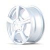 3190-8873S TR9 Series Wheel [Size: 18" x 8"] Gloss Hyper Silver - image 2