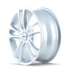 3222-6701S TR22 Series Wheel [Size: 16" x 7"] Gloss Hyper Silver - image 2