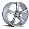 3272-2165S40 TR72 Series Wheel [Size: 20" x 10"] Gloss Silver Machined - image 1
