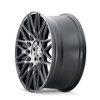 3278-8844TM40 TR78 Series Wheel [Size: 18" x 8"] Matte Black Brushed With Dark Tint - image 2