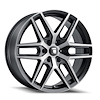 3279-2936TM30 TR79 Series Wheel [Size: 20" x 9"] Matte Black Brushed With Dark Tint - image 1
