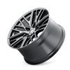 3291-2945TM35 TR91 Series Wheel [Size: 20" x 9"] Matte Black Brushed With Dark Tint - image 3