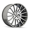 3292-7831GT35 TR92 Series Wheel [Size: 17" x 8"] Gloss Graphite Machined - image 1