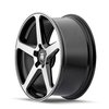 3296-2965MB35 TF96 Series Wheel [Size: 20" x 9"] Gloss Black Machined - image 4