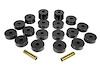BUSHING JEEP CJ5 BODY MOUNTS 74-75 18PCS Black - image 1