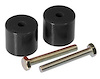 BUSHING TJ REAR BUMP STOP SPACER KIT 97-04 Black - image 1