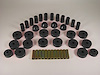 BUSHING TOTAL KIT JEEP CJ5/7 55-75 Black - image 1