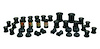BUSHING TOTAL KIT ECLIPSE FWD 95-99 Black - image 1