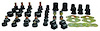 BUSHING TOTAL KIT TOYOTA TRUCK 4WD 89-94 Black - image 1
