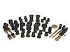 BUSHING TOTAL KIT TOYOTA TRUCK 4WD 79-85 Black - image 1