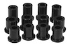 BUSHING D50 2WD SPRING SHACKLE KIT 79-93 Black - image 1